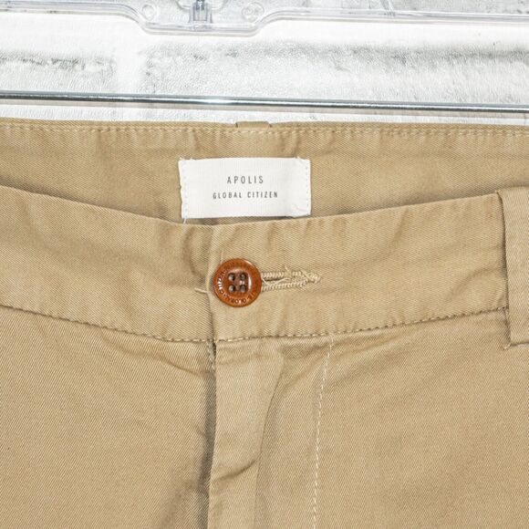 Apolis Global Citizen Slim straight Chino Pants in Khaki Size 30 - Picture 4 of 9